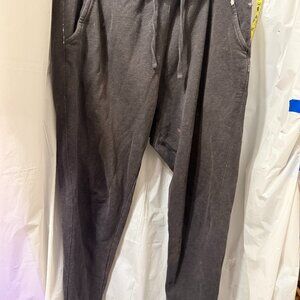 AllSaints Gray Sweatpants Medium – Distressed Relaxed Fit, Loungewear